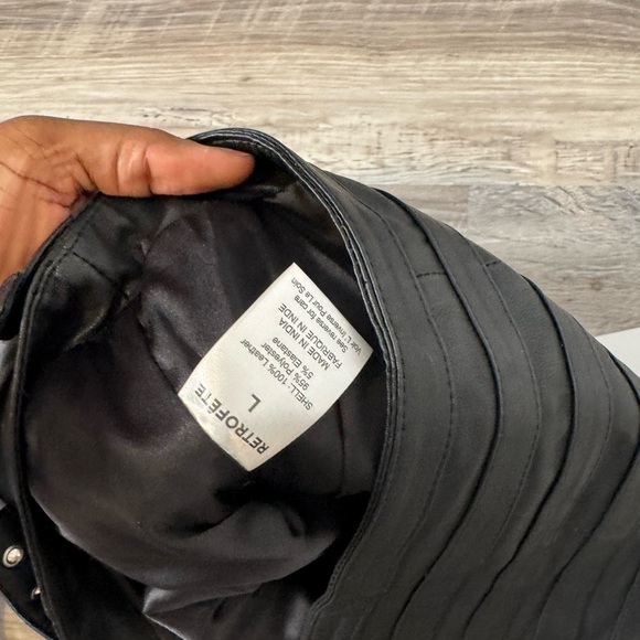 NWT Retrofete Ivory Leather Skirt Buckle - Picture 10 of 10